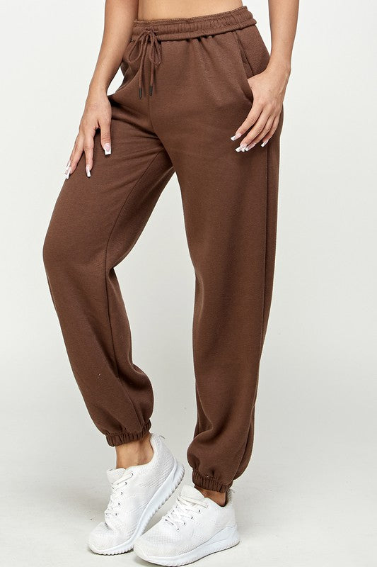 Fleece Joggers Chocolate Bottom