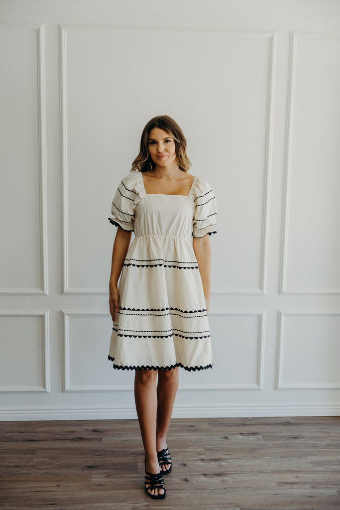The Damson Creme Cloud Dress