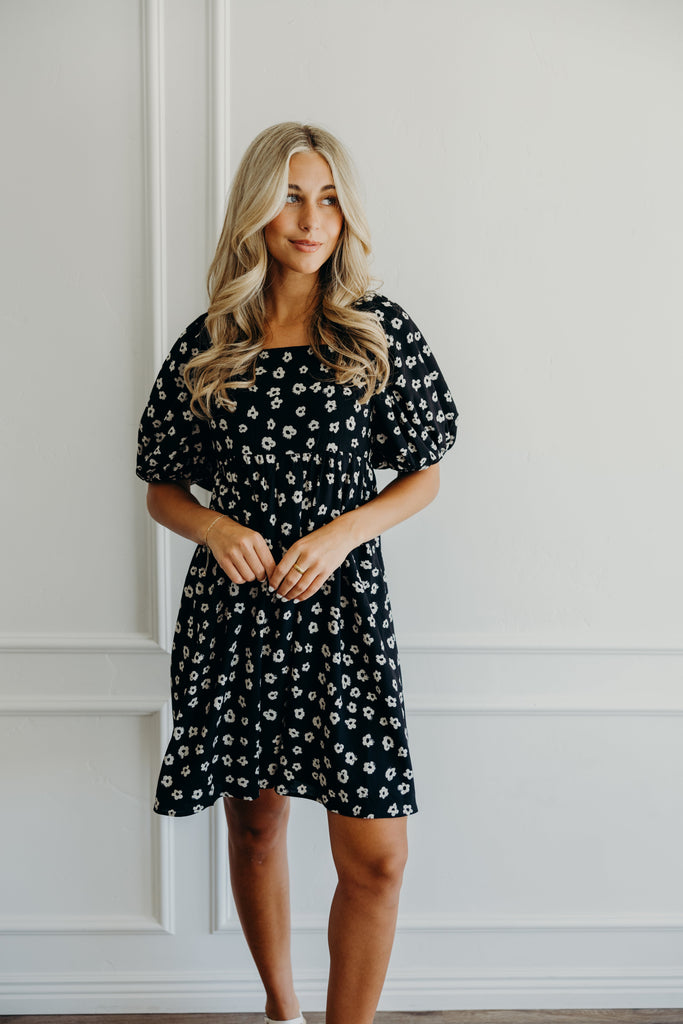 The Tatum Muted Floral Dress