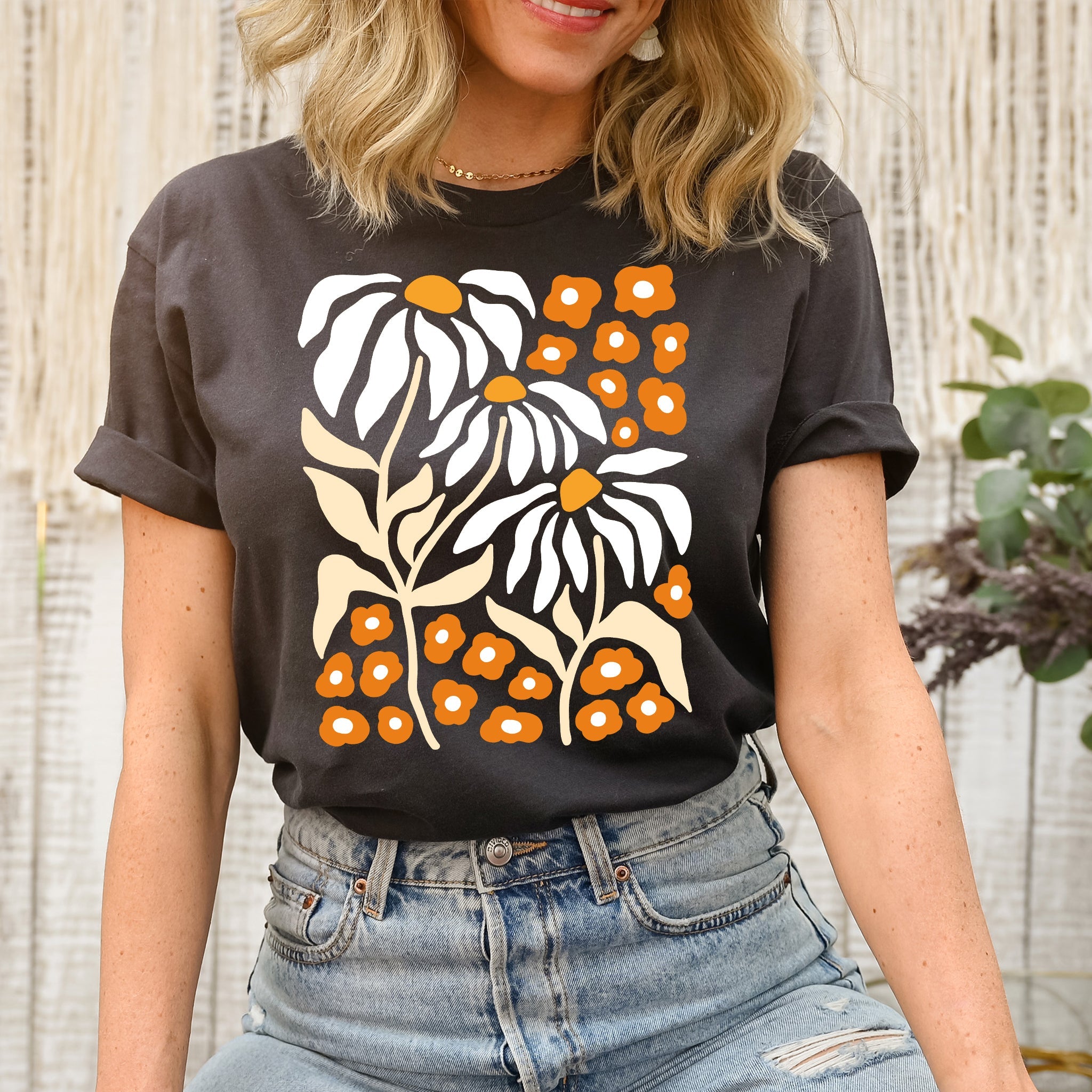Abstract & – Tee Flower Main 39 Graphic