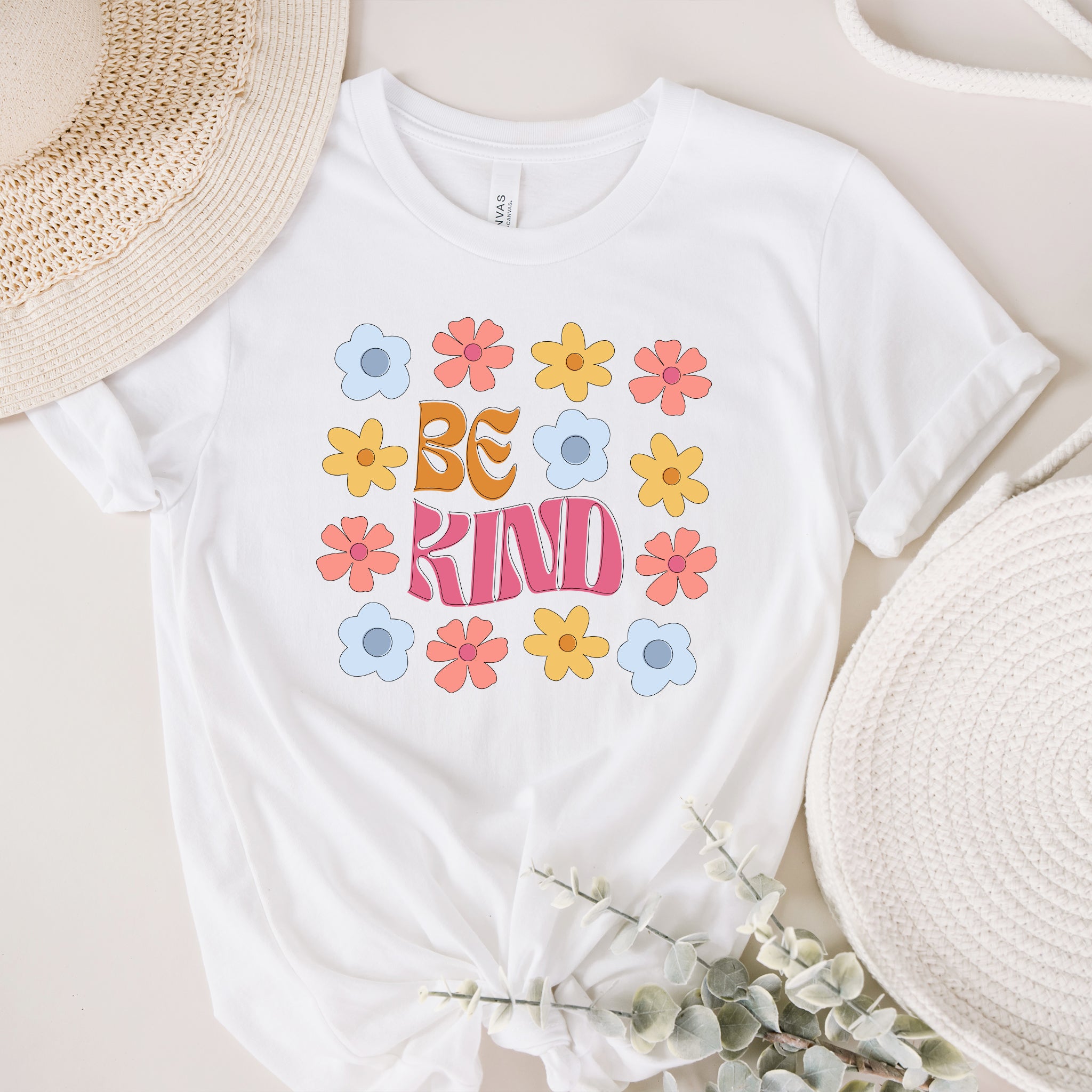 Be Kind Floral Graphic Tee